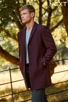 Dunhill Synthetic Overcoat in Brown for Men Mens Clothing Coats Long coats and winter coats 