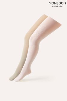 Oldergirls Youngergirls Silver Tights 