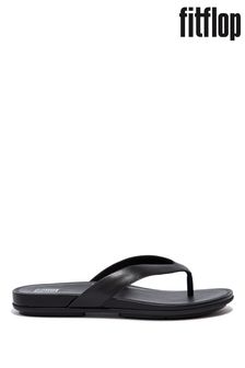 FitFlop Gracie Leather Flip-Flops (T70376) | £55