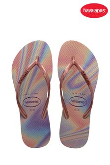 Havaianas Slim Iridescent Flip Flops (T71213) | £32