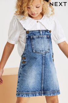 Girls Denim Dresses | Girls Denim Pinafore | Next UK