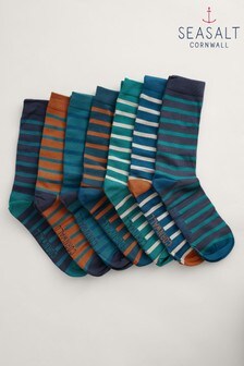 Seasalt Cornwall Men's Blue Box O' Socks