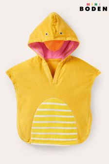 Boden Yellow Chick Towelling Throw-On