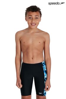 Speedo Allover Panel Jammer Black Swim Shorts (T75456) | £22