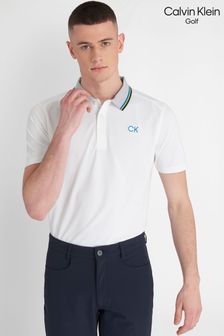Calvin Klein Golf White Monterey Polo Shirt