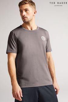 Ted Baker Roding Grey Marl Short Sleeve Active Quick Dry T-Shirt