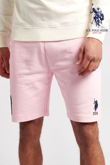 U.S. Polo Assn. Pink Player 3 Sweat Shorts