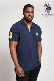U.S. Polo Assn. Blue Player 3 Regular Fit Polo Shirt