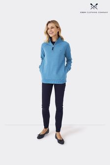 Crew Clothing Company Teal Blue Cotton Sweatshirt