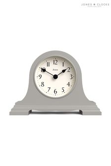 Jones Clocks Grey Grey Mantel Clock with Arabic Dial