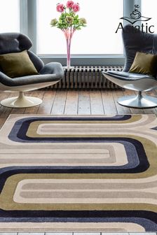 Asiatic Rugs Blue Sketch Contour Rug