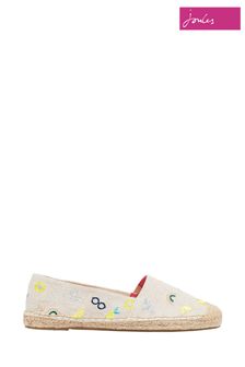 Joules Blue Shelbury Espadrilles With Embroided Details
