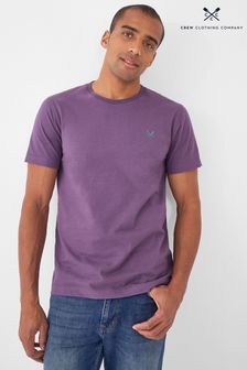 Crew Clothing Company Light Purple Cotton Classic Jersey Top