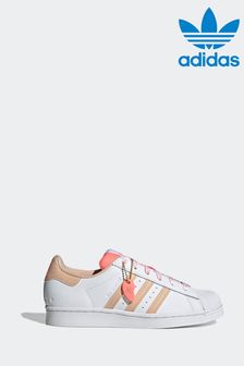 adidas Originals Womens White Superstar Trainers (T81630) | £85