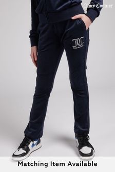 Juicy Couture Blue Velour Bootcut Joggers