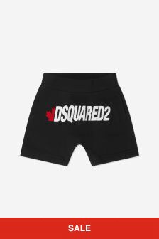 Dsquared2 Kids Baby Cotton Shorts in Black
