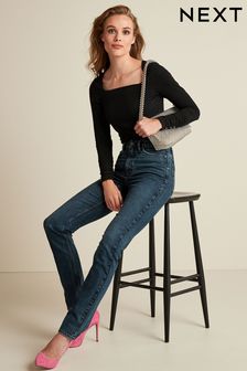 Inky Blue Comfort Stretch Straight Leg Jeans (T82530) | £32