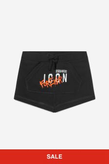 Dsquared2 Kids Baby Cotton Shorts in Black