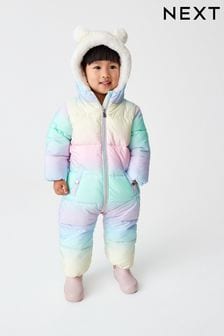 Multi Rainbow Shower Resistant Ombre Snowsuit (3mths-7yrs) (T82668) | £34 - £38
