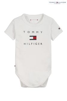 Tommy Hilfiger White Baby Logo Body