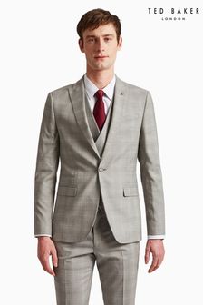 Ted Baker Natural Tonal Check Slim Suit Jacket (T84130) | £219