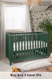 Mamas & Papas Melfi Cot Bed Green