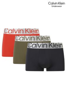 Calvin Klein Black Low Rise Trunks 3 Pack