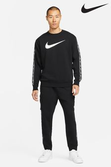 Nike Black Repeat Taped Cargo Joggers (T85863) | £65
