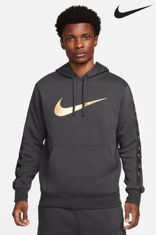 Nike Black Repeat Taped Hoodie (T85865) | £65
