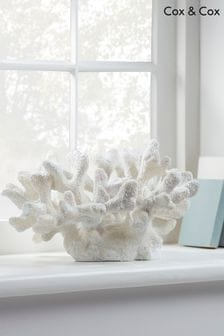 Cox & Cox White Faux Standing Large Coral