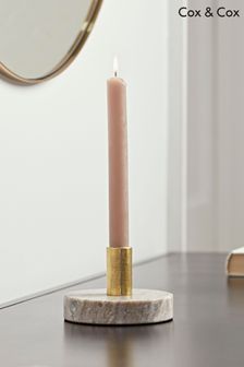 Cox & Cox Grey Marble Candle Holder