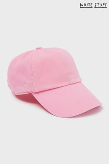 White Stuff Pink Cotton Baseball Cap
