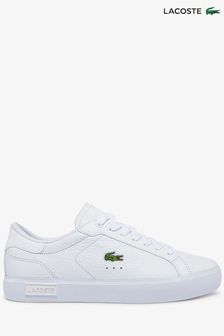 Lacoste White Powercourt Trainers