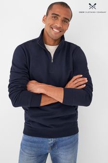 Crew Clothing Company Navy Blue Cotton Classic Sweater
