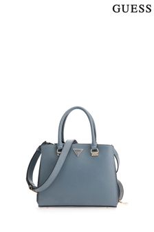 Guess Blue Eco Alexie Girlfriend Satchel Bag (T88555) | £125