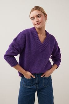 Cruciani Sweater in Lilac Purple Womens Clothing Jumpers and knitwear Sleeveless jumpers 
