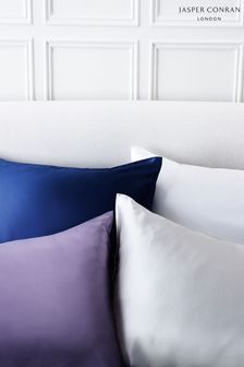 Jasper Conran London Lavender Grey Organic Silk Pillowcase