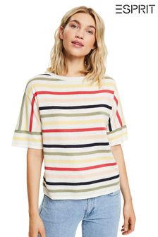 Esprit Off-White Striped Sweater