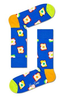 Happy Socks Blue Toast Socks