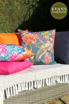 Evans Lichfield Multi Exotics Water Resistant Outdoor Cushion