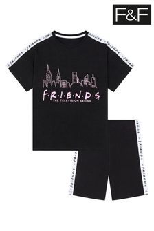 F&F Friends Black Pyjamas 2 Pack (T92356) | £16 - £17
