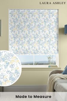 Laura Ashley Blue Conwy Made To Measure Roman Blind