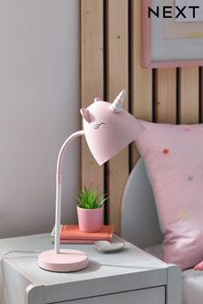 Pink Unicorn Design Table Lamp (T92460) | £38