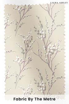 Natural Pussy Willow Fabric By The Metre