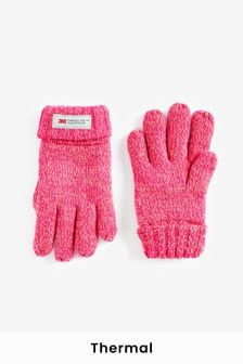 Accessories Gloves Mittens s.Oliver Mittens lilac-pink cable stitch casual look 