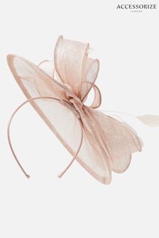 Accessorize Pink Mimsy Sin Bow Band Fascinator Hat