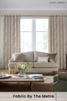 Laura Ashley Natural Whinfell Fabric By The Metre (T97167) | £34