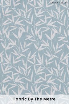 Laura Ashley Blue Willow Leaf Fabric By The Metre (T97172) | £23.50