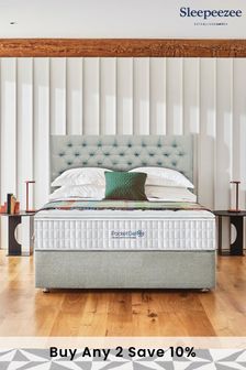 Sleepeezee Gel 2200 Advanced 2 Drawer Divan Bed Set  Stone (T97319) | £830 - £1,180