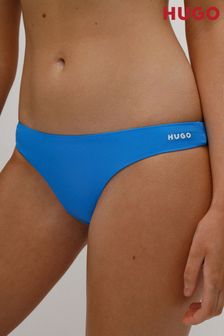 HUGO Blue Brazilian Pure Bikini Bottoms